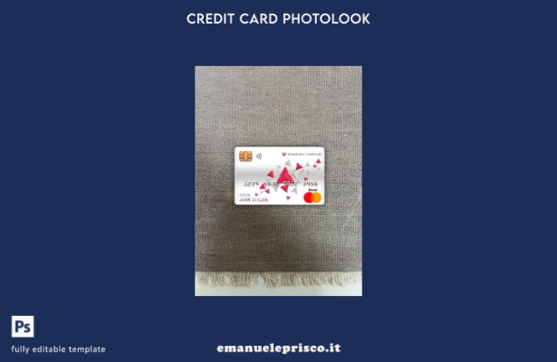 stile verificato modello frontale photolook della carta di debito principale d 5